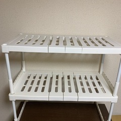 押入れ　収納　便利に押入れ分割　2つの画像