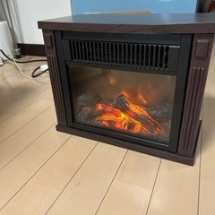 ニトリ暖炉型ファンヒーター おしゃれの画像