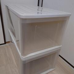 衣装ケース2個の画像