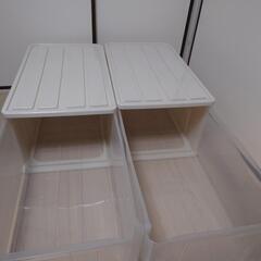 衣装ケース2個の画像