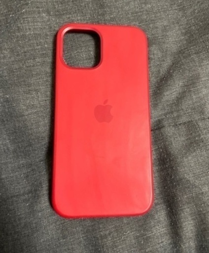 1/1までに受け渡し　川崎駅か横浜駅　極美品　Apple正規品　MagSafe対応iPhone 12 / iPhone 12 Proシリコンケース RED MHL63FE/A　③