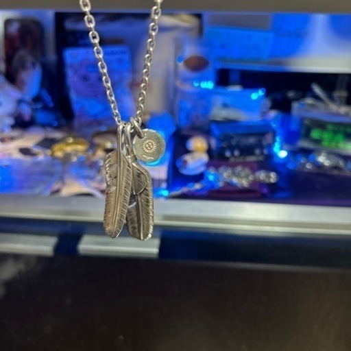 シルバーネックレス^ ^