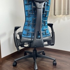 ハーマンミラー X ロジクールG エンボディゲーミングチェア - シアン