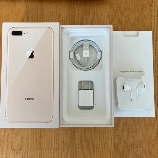 受付停止中　iPhone8plus 128gb simフリー　バッテリー80%