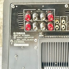YAMAHA フロントファイアリング型サブウーファー NS-SW500の画像