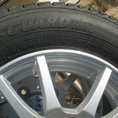 値下げ！軽自動車スタッドレス YOKOHAMAアイスガードiG30 145/80R13☆weds G-Machアルミホイール！ の画像