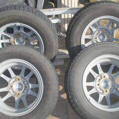 値下げ！軽自動車スタッドレス YOKOHAMAアイスガードiG30 145/80R13☆weds G-Machアルミホイール！ の画像