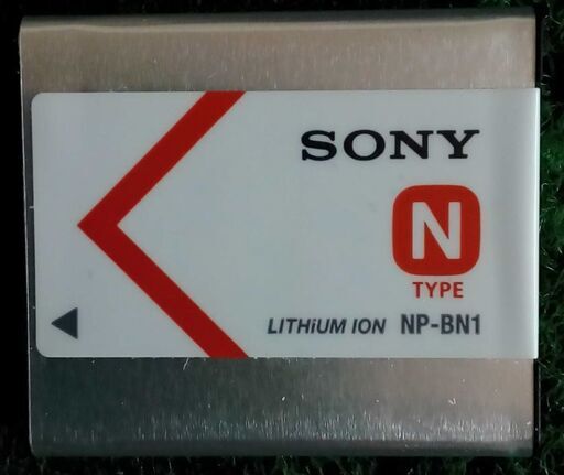 ソニーリチウムイオン充電池 NP-BN1 ほぼ未使用 充電確認済み