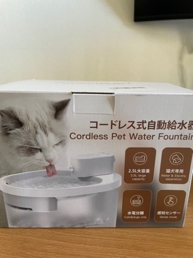 猫　自動給水器