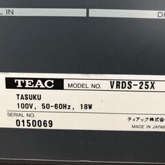 TEAC（ティアック） VRDS-25Xの画像