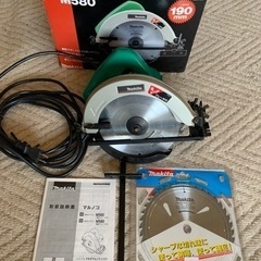 美品 マキタ 7型丸ノコ 190mm 替え刃付の画像