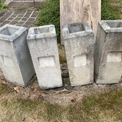 フェンス基礎ブロック4個セット