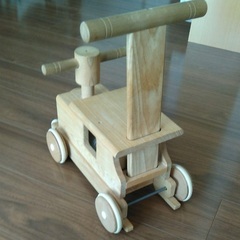 Mocco 森の汽車ポッポ　木製手押し車の画像