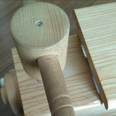 Mocco 森の汽車ポッポ　木製手押し車の画像