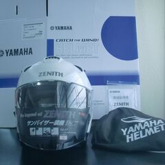 ヤマハバイクヘルメット ジェット YJ-17 ZENITH-P パールホワイト Mの画像