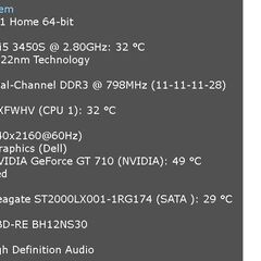 Windows11 メモリ:16GB HDD:2TB グラボ搭載:GeForce GT710 Core i5の画像