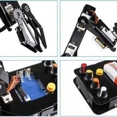 「新品」ロボットアームキット Arduinoに適用DIYロボット キット-STEM教育を学ぶためのロボットアームの画像