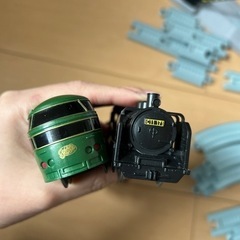 【美品】ダイソー　電車　汽車　レール　坂　踏切　トンネル　セット【同時購入、割引あり】の画像