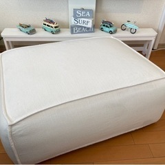 WTW   ZUMA OTTOMAN  CL/WHの画像