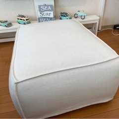 WTW   ZUMA OTTOMAN  CL/WHの画像