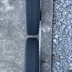 中古タイヤアルミホイールセット、エブリーワゴンにて使用の画像
