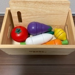 木のおもちゃ　おままごと