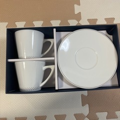 銀座ダイヤモンドシライシ　ペアカップ&ソーサ