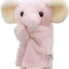 ほぼ新品♡ピンクぞうパペット