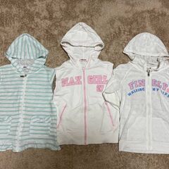 130　女の子用　パーカー　パジャマ　リュック　ディズニー　ミニーちゃん　１３０サイズの画像