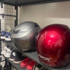 ヘルメット　2個　SHOEI+ゼロスの画像