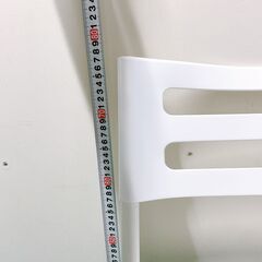 椅子四脚 セット  白 現状販売品の画像