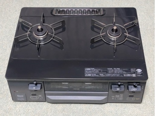 リンナイ ガスコンロ 都市ガス用 (12A/13A)  右強火力 RTE66VTGR 2019年製