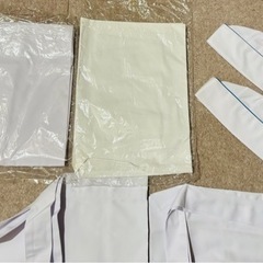 業務用エプロン5枚◼️前掛け◼️未使用◼️帽子2枚の画像