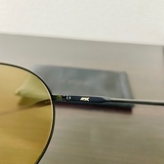 ADSR ブラウン サングラス 丸型レンズの画像