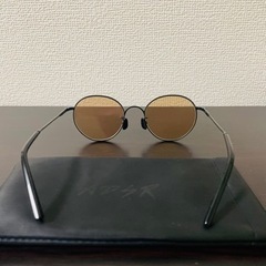 ADSR ブラウン サングラス 丸型レンズの画像