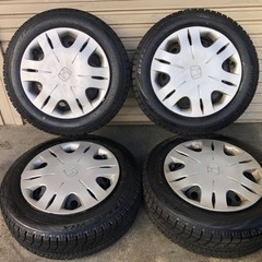 冬タイヤ 155/65R14 ホンダ純正ホイール付き2020年製...