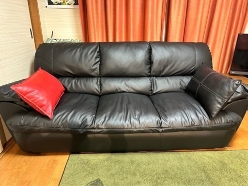 3人掛けソファ　美品