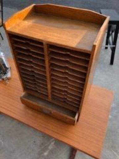 古家具　書類入れ