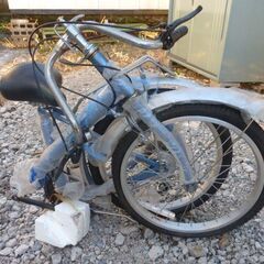 未使用　折りたたみ自転車　劣化あり