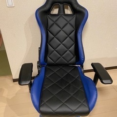 (決定)❷ゲーミングチェア❣️ブルーブラック