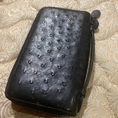 牛革(オーストリッチ)型押 最終値下げ。