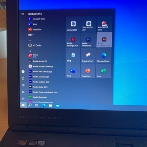 (売約済み）感謝大特価！dell precision m6600改その⑪。i7 2820QM 17インチ大画面液晶 独立GPU搭載fp