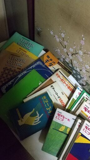 激レア！昭和レトロなハーモニカ6本とギター教本レコードなど