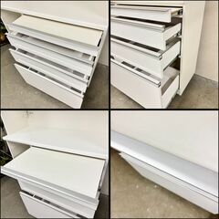 W 15420  松田家具 ２枚ガラス扉 キッチンボード ソフトクローズ   ◆大阪市内・東大阪市他 5,000円以上ご購入で無料配達いたします！◆ ※京都・高槻・枚方方面◆神戸・西宮・尼崎方面◆奈良方面、大阪南部方面　それぞれ条件付き無料配送あり！            の画像