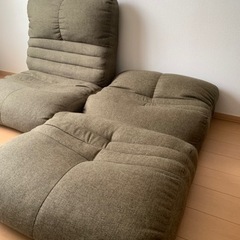 ニトリ　1人かけソファー　2セット　の画像