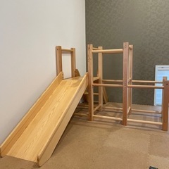 木製すべり台の中古が安い！激安で譲ります・無料であげます