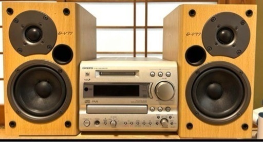 最終値下げ、、Onkyo MD/CD ラジオ　ミニコンポ　FR-V77