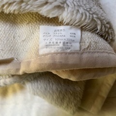 毛布のような敷きパッド　シングルサイズの画像