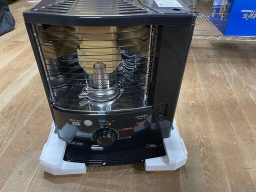 ◆未使用品◆トヨトミ 自然通気型解放式石油ストーブ RSX-230 ブラック 19年製
