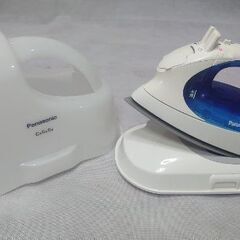 【美品❗】パナソニック コードレススチームアイロン ブルー NI-CL307 ◐2011年製の画像
